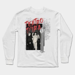 Måneskin - teatro d'ira - grunge vintage inspired (Front and back) Long Sleeve T-Shirt